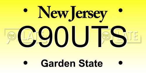 C90UTS New Jersey License Plate