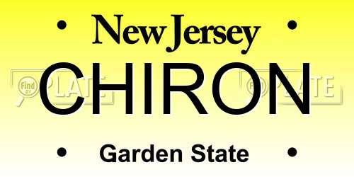 CHIRON New Jersey License Plate