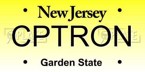 CPTRON New Jersey License Plate