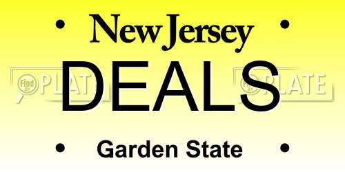DEALS New Jersey License Plate
