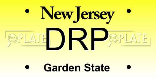 DRP New Jersey License Plate
