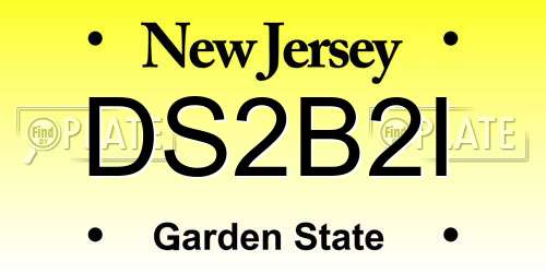 DS2B2I New Jersey License Plate