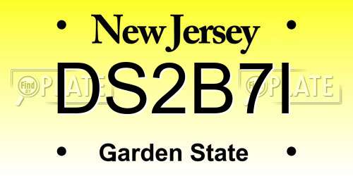 DS2B7I New Jersey License Plate