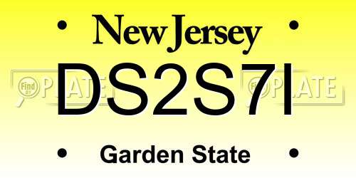 DS2S7I New Jersey License Plate