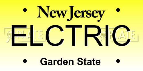 ELCTRIC New Jersey License Plate