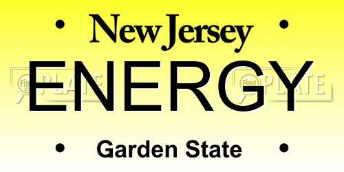 ENERGY New Jersey License Plate