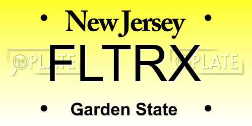 FLTRX New Jersey License Plate