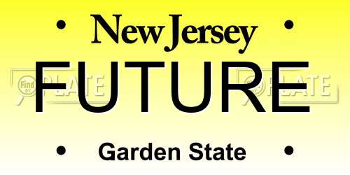 FUTURE New Jersey License Plate