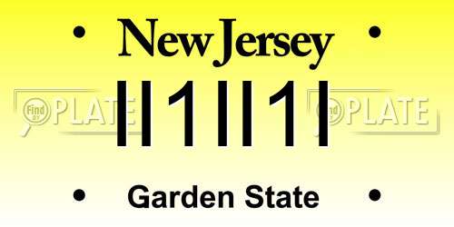 II1II1I New Jersey License Plate
