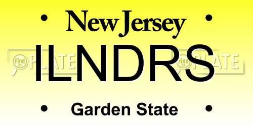 ILNDRS New Jersey License Plate