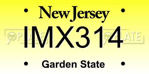 IMX314 New Jersey License Plate
