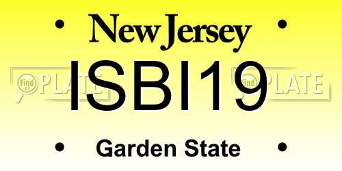 ISBI19 New Jersey License Plate