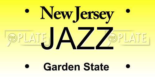 JAZZ New Jersey License Plate