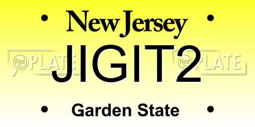 JIGIT2 New Jersey License Plate