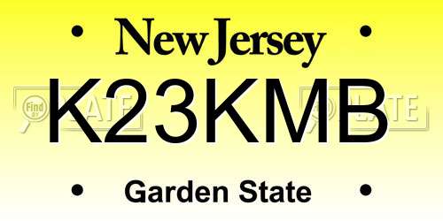 K23KMB New Jersey License Plate