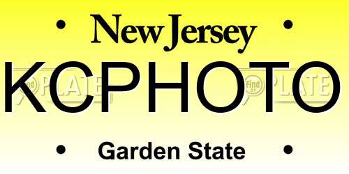 KCPHOTO New Jersey License Plate