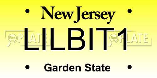 LILBIT1 New Jersey License Plate