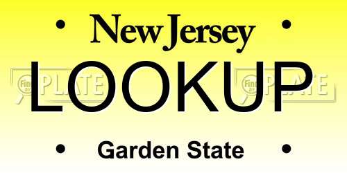 LOOKUP New Jersey License Plate
