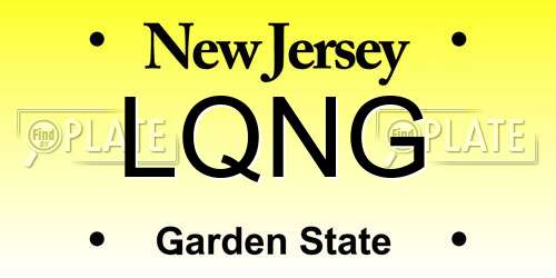LQNG New Jersey License Plate