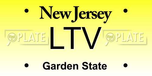 LTV New Jersey License Plate
