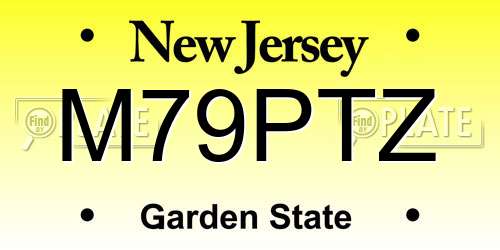 M79PTZ New Jersey License Plate