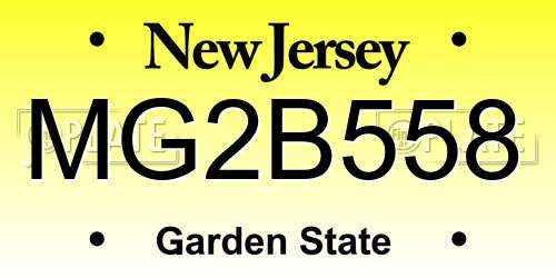 MG2B558 New Jersey License Plate