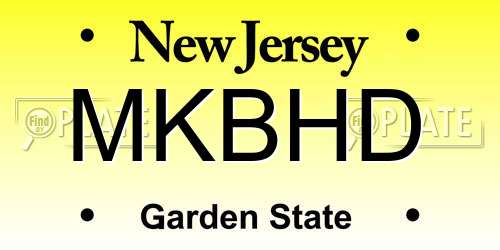 MKBHD New Jersey License Plate