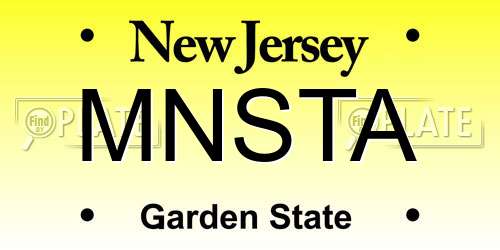 MNSTA New Jersey License Plate