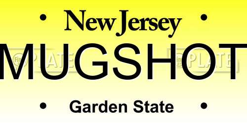 MUGSHOT New Jersey License Plate