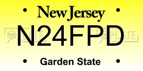 N24FPD New Jersey License Plate