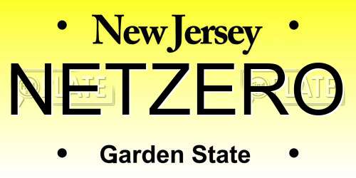 NETZERO New Jersey License Plate