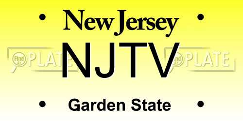 NJTV New Jersey License Plate