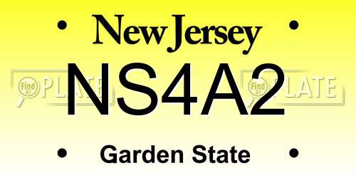 NS4A2 New Jersey License Plate