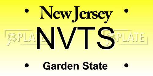 NVTS New Jersey License Plate