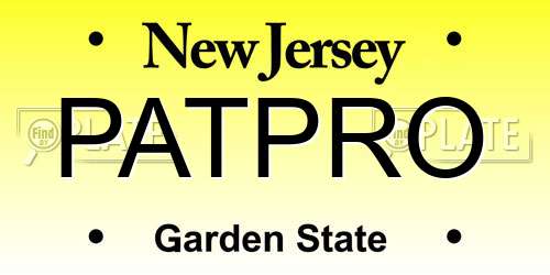 PATPRO New Jersey License Plate