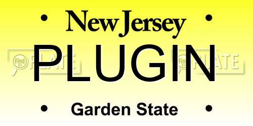 PLUGIN New Jersey License Plate