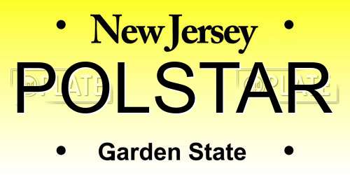 POLSTAR New Jersey License Plate
