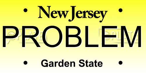 PROBLEM New Jersey License Plate