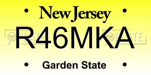 R46MKA New Jersey License Plate