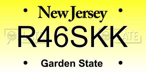 R46SKK New Jersey License Plate