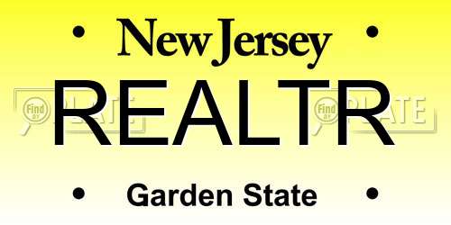 REALTR New Jersey License Plate