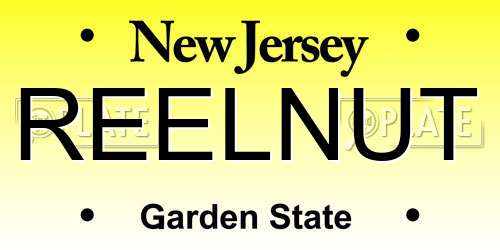REELNUT New Jersey License Plate