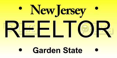 REELTOR New Jersey License Plate