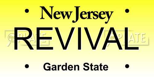 REVIVAL New Jersey License Plate
