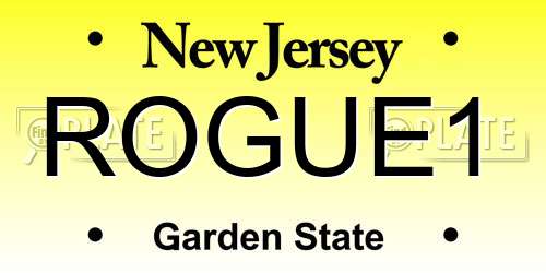 ROGUE1 New Jersey License Plate