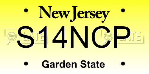 S14NCP New Jersey License Plate