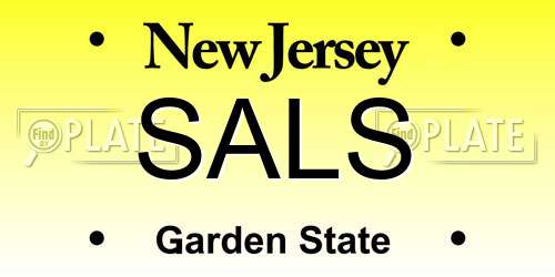 SALS New Jersey License Plate