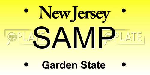 SAMP New Jersey License Plate