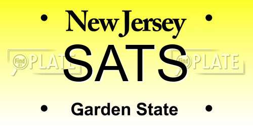 SATS New Jersey License Plate