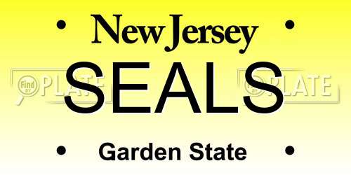 SEALS New Jersey License Plate